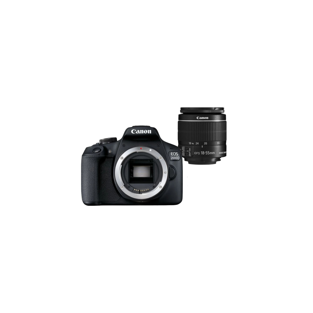 Canon EOS 2000D DSLR Camera with 18-55mm IS III Lens Canon EOS 2000D DSLR Camera with 18-55mm IS III Lens - Image 1