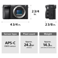 Sony a6400 Mirrorless Camera with 16-50mm f3.5-5.6 OSS II Lens - Image 5