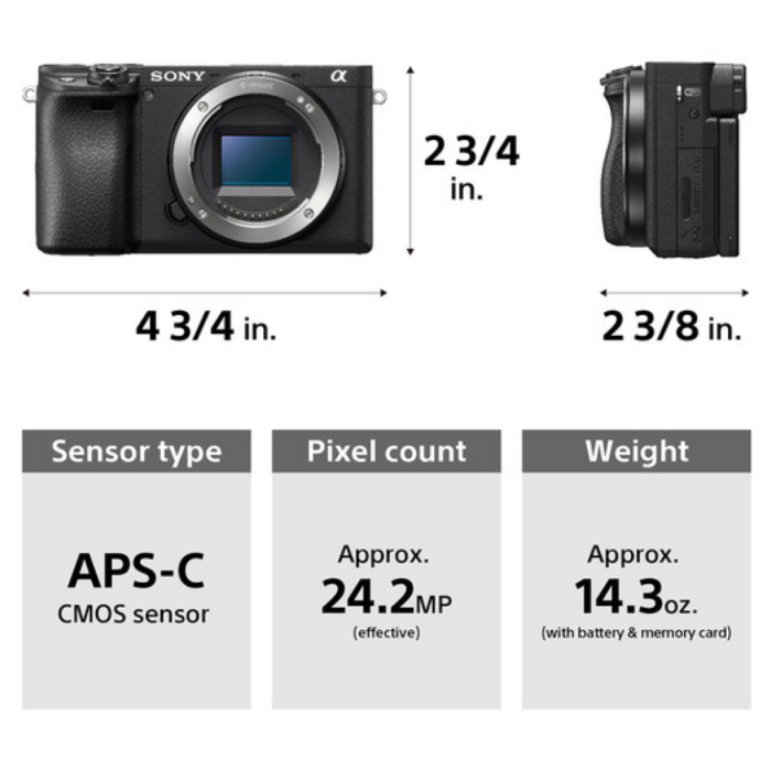Sony a6400 Mirrorless Camera with 16-50mm f3.5-5.6 OSS II Lens - Image 5