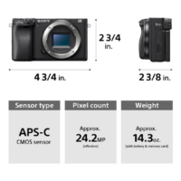 Sony a6400 Mirrorless Camera with 16-50mm f3.5-5.6 OSS Lens - Image 5