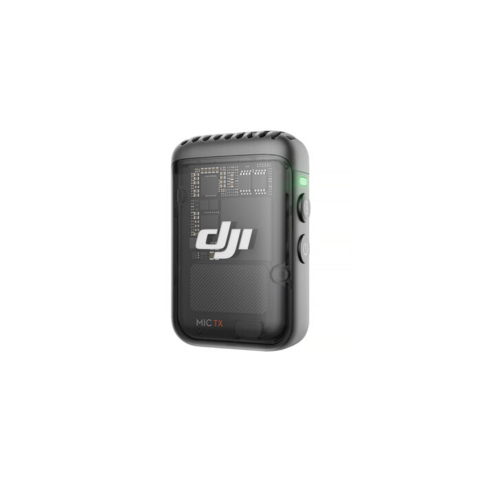 DJI Mic 2 Clip-On TransmitterRecorder with Built-In Microphone (2.4 GHz, Shadow Black) - Image 1