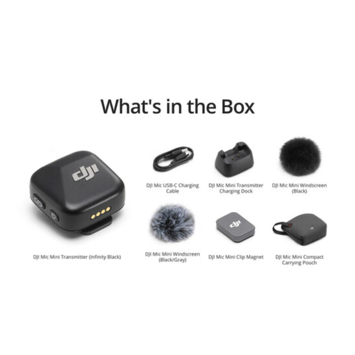DJI Mic Mini Transmitter (Infinity  Black) - Image 3