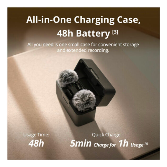 DJI Mic Mini Compact Wireless Microphone System for Camera & Smartphone (2.4 GHz) Single - Image 5