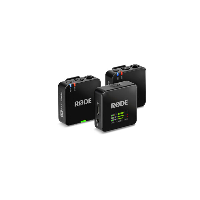RODE Wireless GO (Gen 3) 2-Person Compact Digital …ireless Microphone SystemRecorder (2.4 GHz, Black) - Image 1